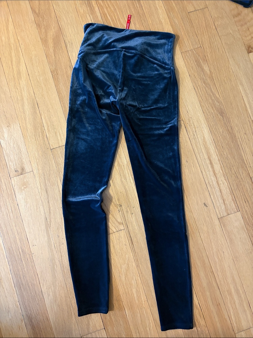 SPANX Navy Velvet Leggings - Picture 4 of 4